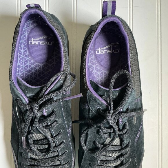 Dansko Waterproof Vibram Black Leather Shoes Slip Resistant Left 42 Right 41 - Picture 9 of 9